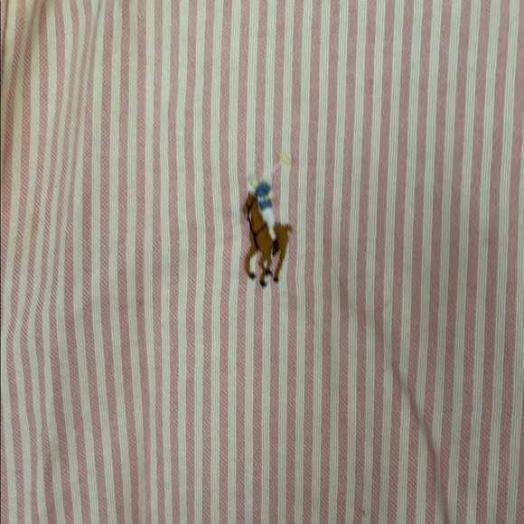 Ralph Lauren Pink Striped Shirt - Picture 3 of 6